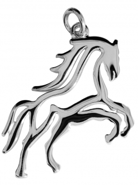 Pferd, Charm in 925 Silber