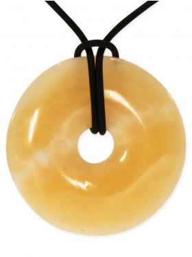 Orangencalcit Donut ø 40 mm