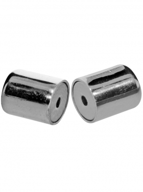 Magnetverschluss Zylinder "Knotenstopp",  925 Silber