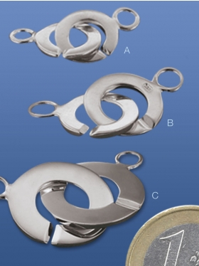 Ring-Ring-Verschluss, 925 Silber