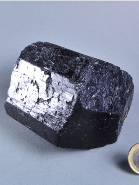 Turmalin Schwarz (Schörl), Doppelender, Deko-Mineral, Unikat