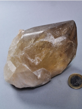 Citrin Spitze, roh, Deko-Mineral, Unikat