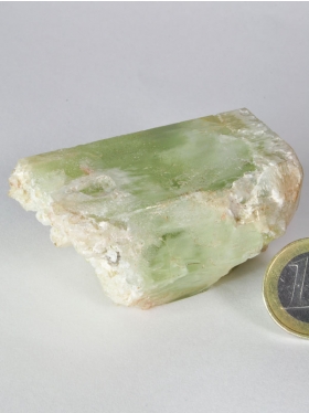 Heliodor (grüner Beryll), Rohkristall, Unikat