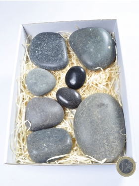 Massagestein "Hot Stone", Set, Box