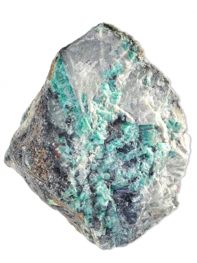 Smaragd aus Brasilien, Rohstein ca. 20/19/15 cm, Unikat