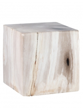 Versteinertes Holz, Deko-Würfel ca. 10 cm, Unikat