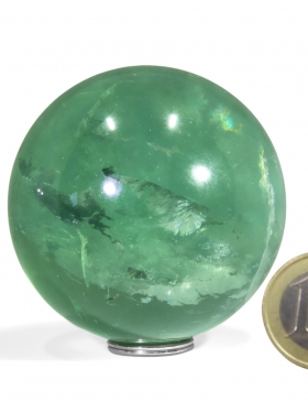 Fluorite deco sphere ø 6,3 cm from China, unique