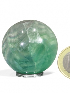 Fluorite deco sphere ø 4 cm from China, unique