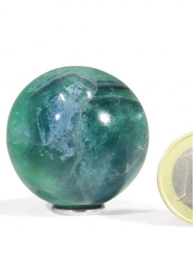 Fluorite deco sphere ø 3,6 cm from China, unique