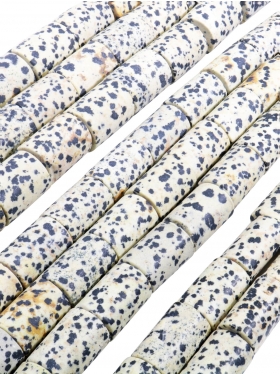 Dalmatinerstein matt, Röhrchen Stränge in verschiedenen Größen