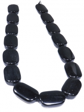 Obsidian aus Mexiko, rechteckiger Strang