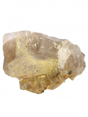 Rutilquarz, Mineralien Stufe aus Brasilien, Unikat
