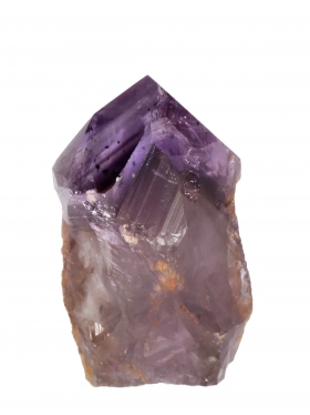 Amethyst, halbpolierte Mineralien - Spitze aus Brasilien, Unikat