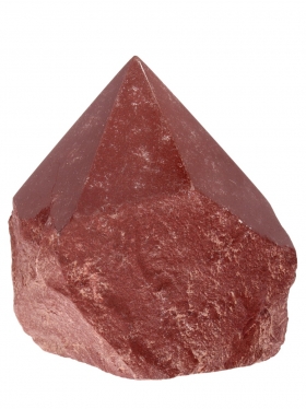Jaspis rot Spitze aus Brasilien, Unikat