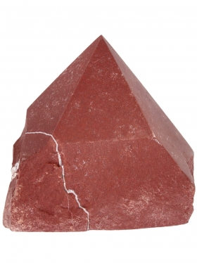 Jaspis rot Spitze aus Brasilien, Unikat