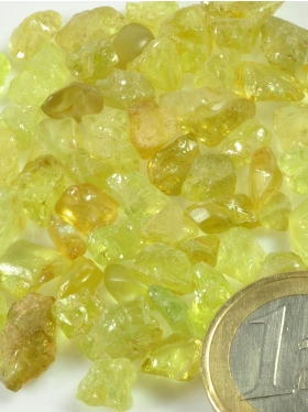 Chrysoberyll, Rohkristalle Größe XXXS
