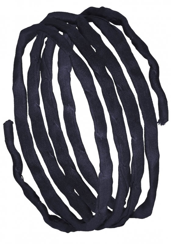 Silk ribbons L 1 m - black (98)