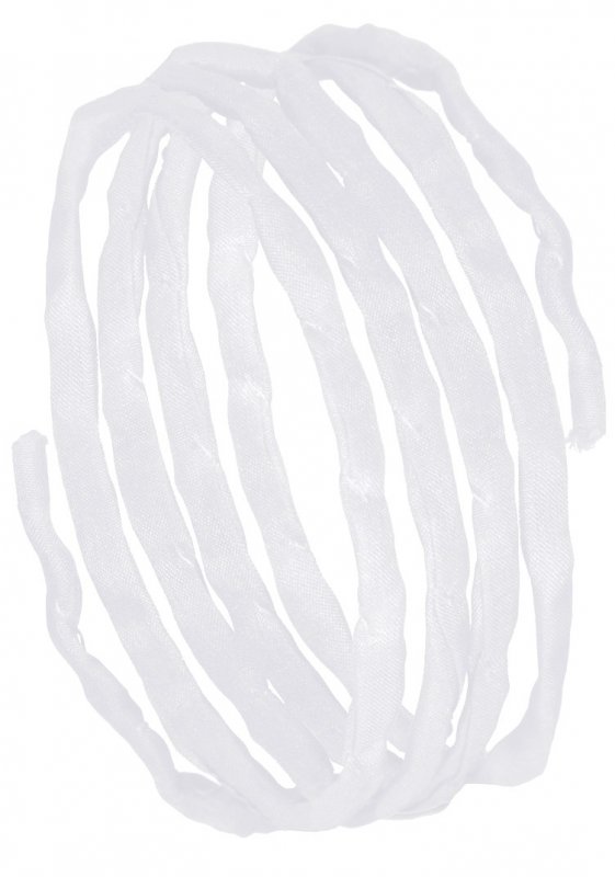 Silk ribbons L 1 m - white (99)