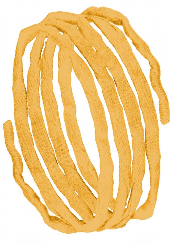 Silk ribbons L 1 m - light ocher (66)