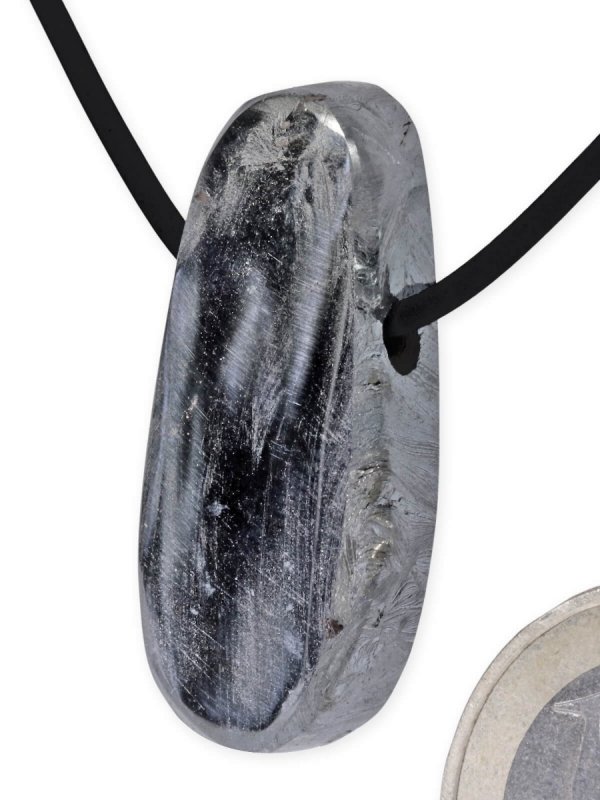 Hematite from Lower Austria, pendant drilled, unique