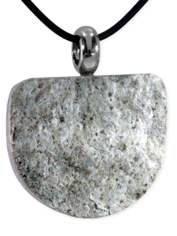 Pyrite Schist from Switzerland, pendant with loop, unique
