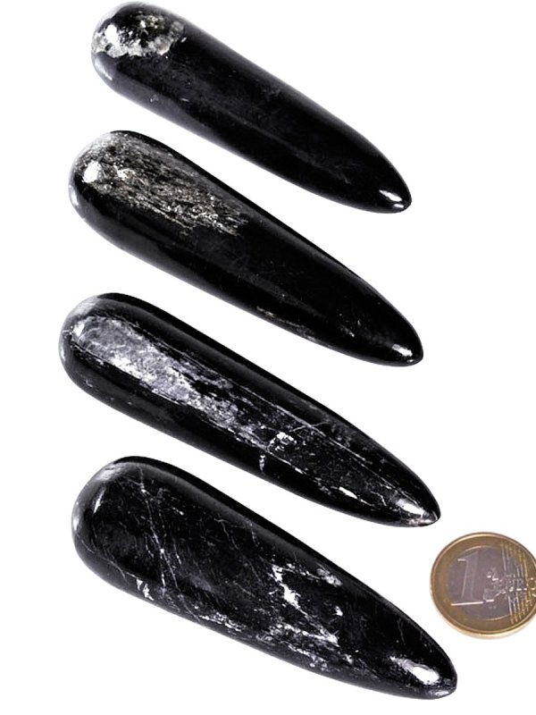 Tourmaline black, massage stick, size M