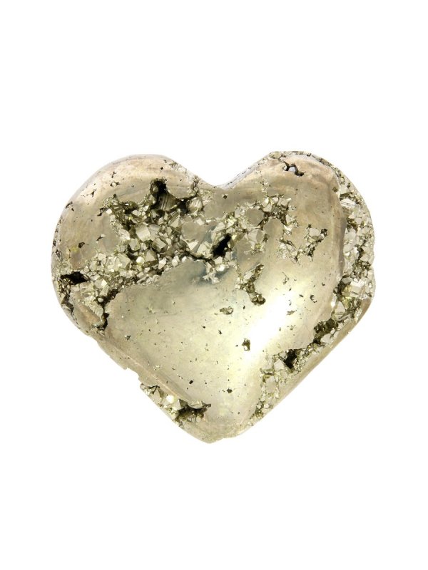 Pyrite decorative heart from Peru, size M
