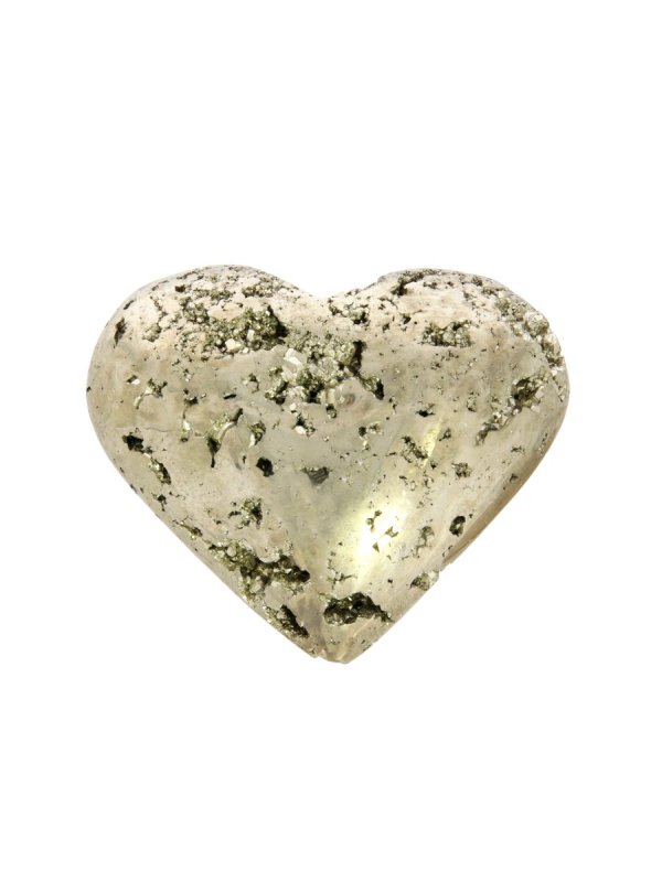 Pyrite decorative heart from Peru, size S
