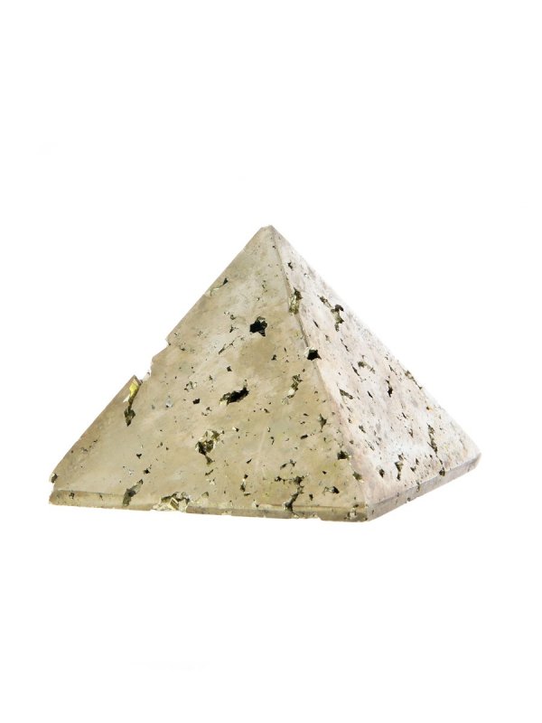 Pyrite deco pyramid from Peru, size M