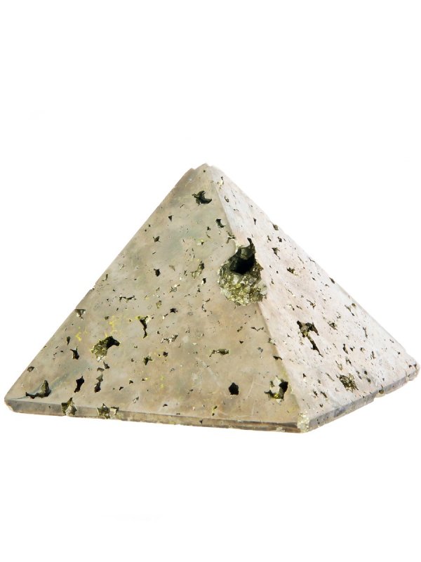 Pyrite deco pyramid from Peru, size XL