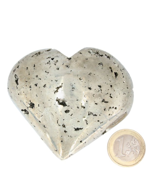 Pyrite decorative heart from Peru, unique
