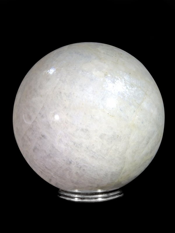 Labradorite white (Feldspar) deco sphere ø 4,3 cm from Brazil, unique