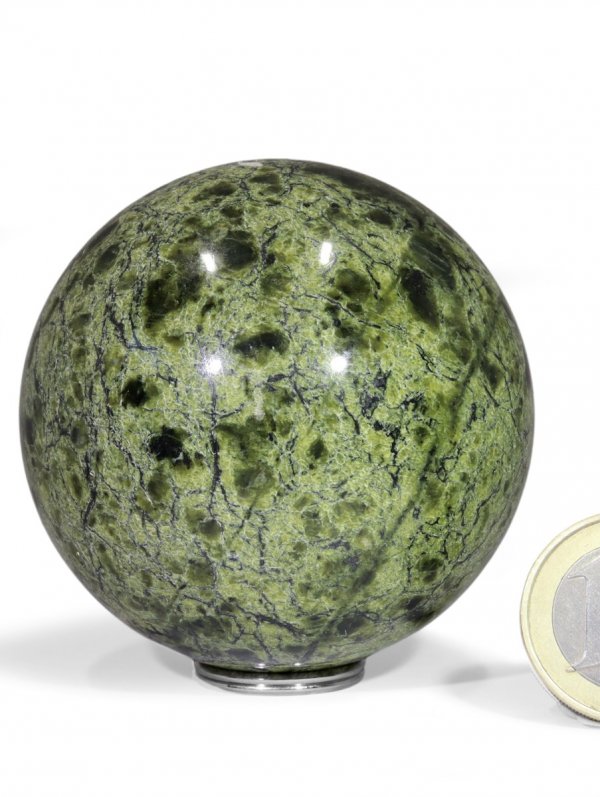 Serpentine deco sphere ø 6 cm from China, unique