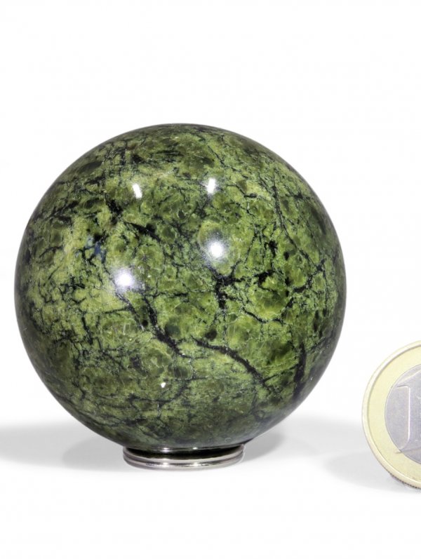 Serpentine deco sphere ø 5,5 cm from China, unique