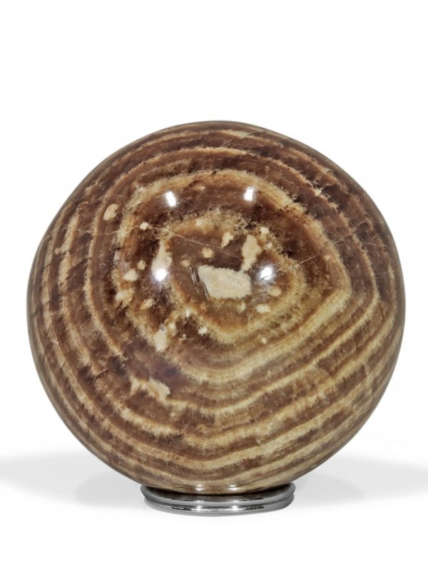 Aragonite deco sphere ø 4,9 cm from Peru, unique