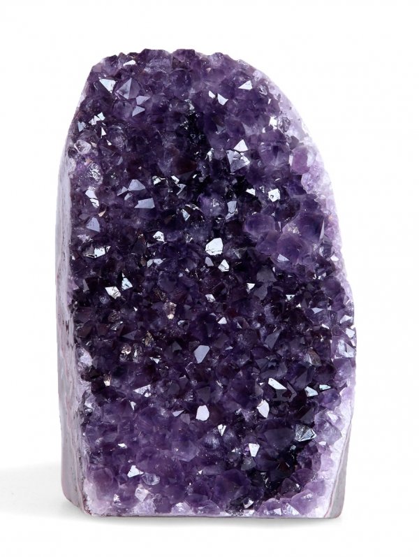 Amethyst from Brail, druse with sawing base, unique