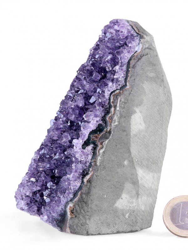  Amethyst from Brazil, druse with sawing base, unique