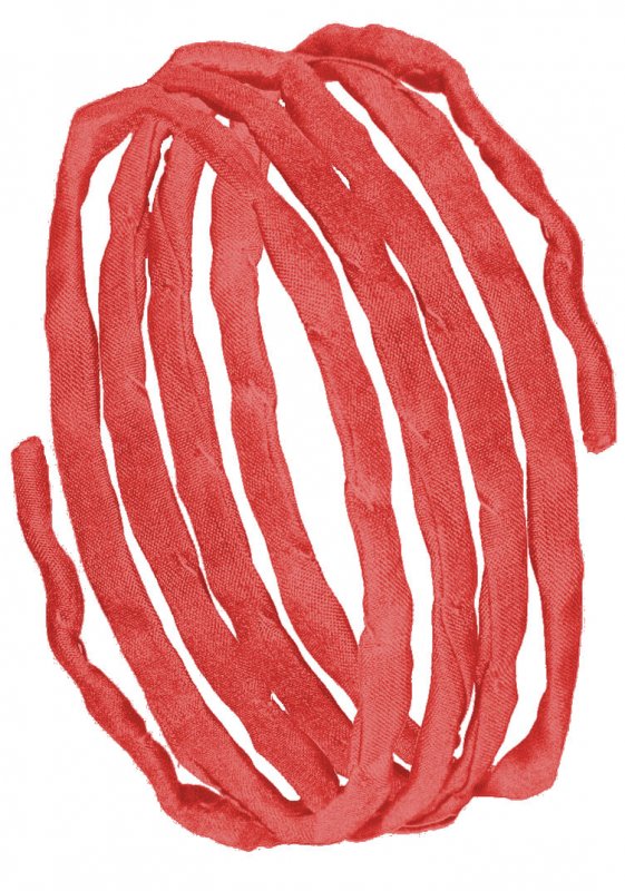 Silk ribbons L 1 m - peach (87)