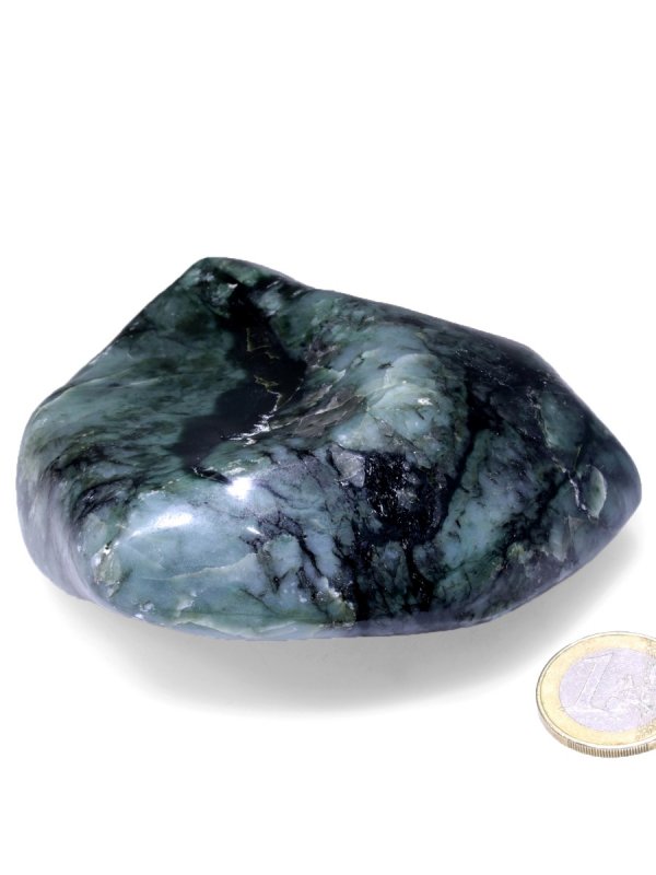 Emerald from Brazil, jumbo tumbled stone, unique