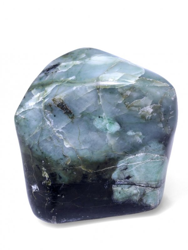 Emerald from Brazil, jumbo tumbled stone, unique