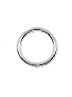 Ring geschlossen, Stärke 1 mm, 925er Silber, ø 9 mm, VE 2 Stück
