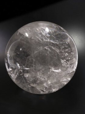 Bergkristall hochtransparent, Kugel, ø 10 cm, Unikat