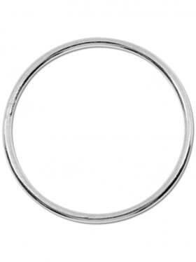 Ring geschlossen, Stärke 1 mm, 925er Silber, ø 20 mm, VE 10 Stück