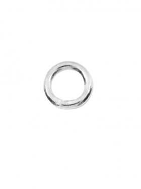 Ring geschlossen, Stärke 1 mm, 925er Silber, ø 5 mm, VE 10 Stück