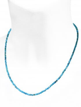 Apatit Halskette, L 40 cm mit Verlängerungskettchen, 1 Stück